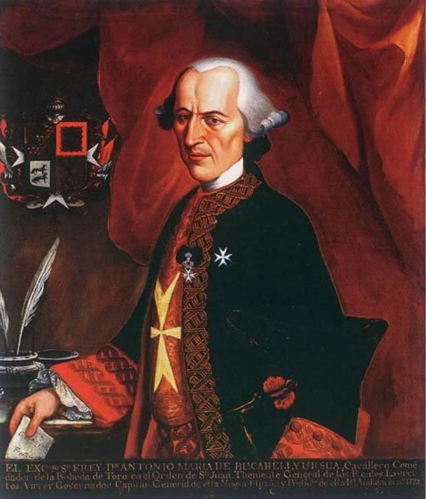 Antonio María Bucarelli y Ursúa, Virrey y Capitán general de la Nueva España