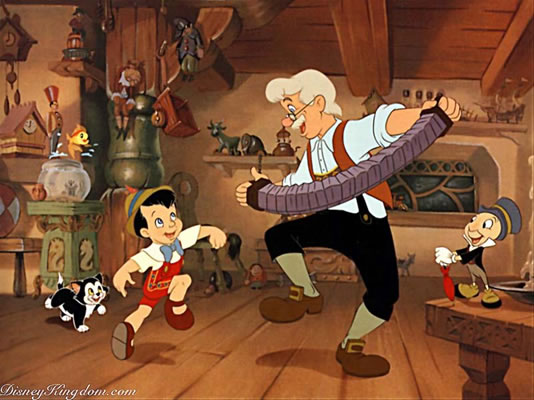 Pinocho, Walt Disney
