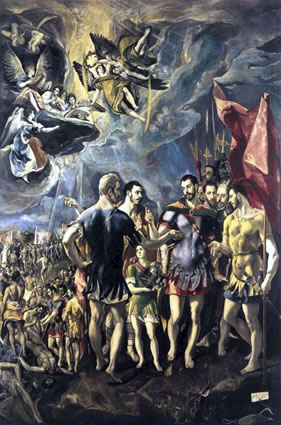Martirio de San Mauricio y sus compañeros. El Greco