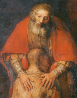 El regreso del hijo mayor. Rembrandt.