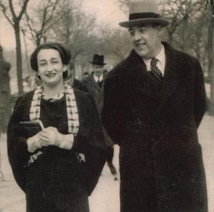 Ernestina de Champourcín y su esposo