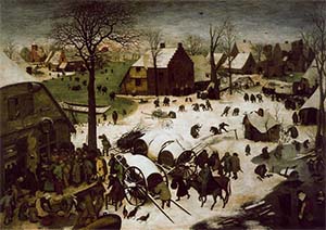 Censo en Belén, Pieter Brueghel
